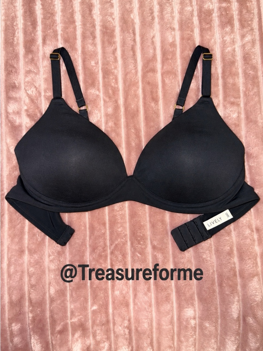 Lively Black Seamless Molded T-Shirt Bra
